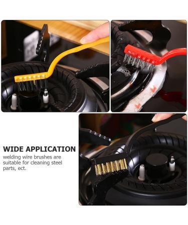 Iplusmile 3-St Rust Brush Set - Rustproof Steel & Copper Wire Detailing Brushes for Auto & Metal Cleaning - Buy Online on GoSupps.com