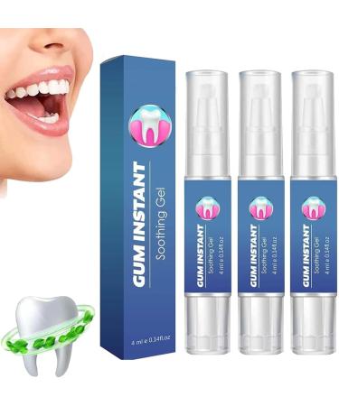 ALLILUYAA Pack of 3 periodontal treatment gels for immediate gum treatment and restoration