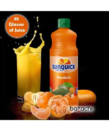 Sunquick Real Fruit Concentrate Juicer - Fruity Refreshment (Mandarin 2 Bottles) - Buy Online on GoSupps.com