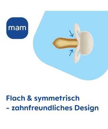 MAM Start Latex Pacifier Set for Newborns | Eco-Friendly Organic Materials | Includes Pacifier Box | Squirrel & Bird Designs | 0-2 Months - Buy Online on GoSupps.com