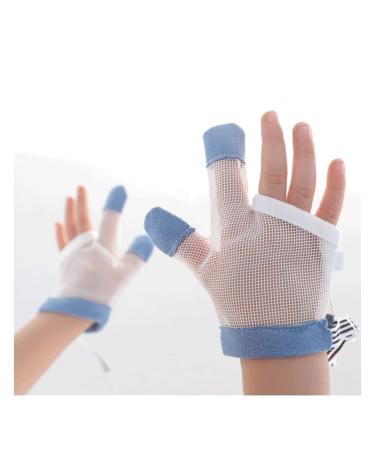 SUCREY Thumb Sucking Stop for Kids Stop Thumb Sucking for Kids Edible Artificial Artisan Hand Addictive Gloves Stop Quitting Hands Kids(Size:Medium Color:B) Medium B