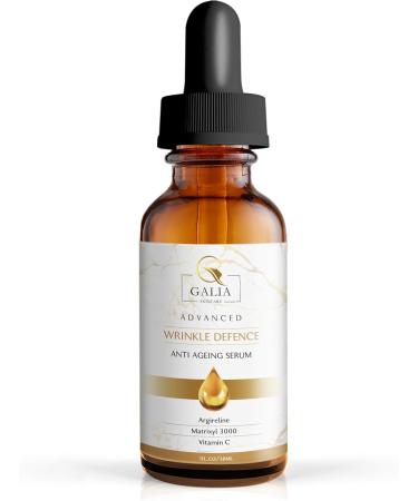 POWERFUL Anti Aging Face Serum: Matrixyl 3000 + Argireline Peptide + Vitamin C Serum with Organic Hyaluronic Acid Serum for Wrinkles Fine Lines Sun Spots Most Powerful Triple Combination - Buy Online on GoSupps.com