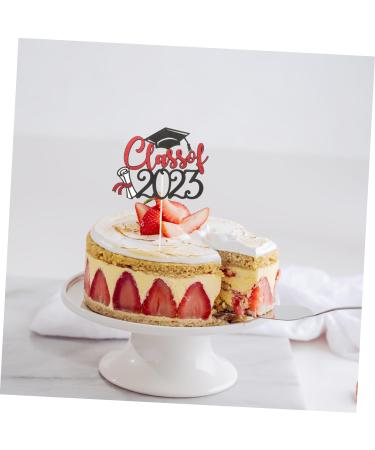 COOLHIYA 6pcs 2023 2023 Graduation Arrangements Graduation Cupcake Topper Graduation Party Class of 2023 Congratulations Cupcake Toppers Glitter Graduation Topper Party Supplies - Buy Online on GoSupps.com