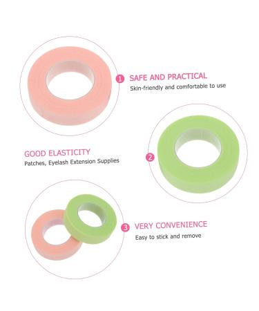 FRCOLOR 10 Rolls Grafting Eyelash Tape Clean Under Eye Patch Cosmetology Supplies Pink Duct Tape Eyes Natural Facial Lash Tools Janitorial Supplies Eyelid Face Non-woven Fabric Blindfold - Buy Online on GoSupps.com