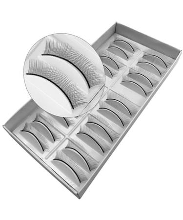 Egurs 10 Pairs Training Eyelashes Practice Eyelash Strips for Lashes Extensions for Beginners