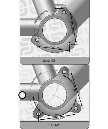 Fouriers CT-E1-DX005 Chain Guide Bash Guard Retention Device 32-38T Black ISCG - Enhanced Chain Security - Buy Online on GoSupps.com
