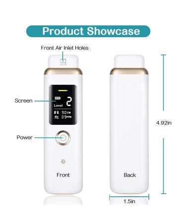 Oral Odor Freshening Detector Personal Bad Smell Checker Portable Oral Odor Freshening Rate Detector for Oral Health Real - Time Odor Checking 32 - bit CPU for Accurate Monitoring - White - Buy Online on GoSupps.com