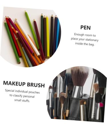 EXCEART 1pc Pencil Style Bags Makeup Cosmetic Mermaid Sequin Multifunction Lady Storage Pouch Bag Sequins Green Black 21X7CM - Buy Online on GoSupps.com