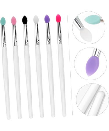 Healeved 18 Pcs Eye Shadow Brush Cream Eyeshadow Eye Shadow Applicator Transparent Plastic Handle - Buy Online on GoSupps.com
