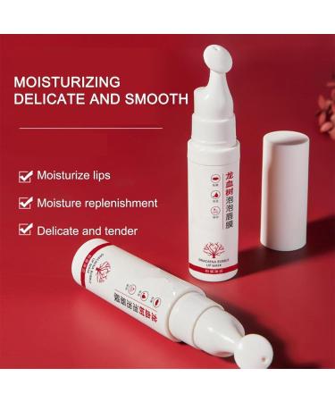 GeRRiT 2024 Dragons Blood Lip Balm Bubble Exfoliating Lip Mask Lip Scrub and Moisturizer Moisturizing Lip Mask for Lips Repair Lip Lines - Buy Online on GoSupps.com