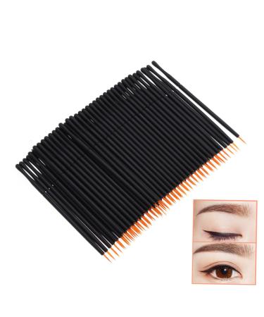 Mikinona Lip Liner Brush Eyeliner 100pcs Eyeliner Makeup Tools Wand Applicator Girl Makeup Brush Brush Liquid Eyeliner Brush