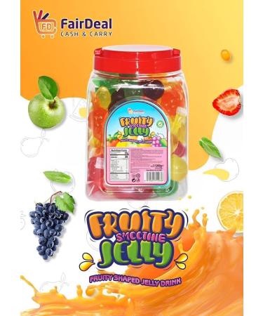 TikTok 60pcs Candy viral sweets and treats trend Tik Tok Challenge - Fruit Pops Jelly 1200 GRAMS for Children and Adults Lollies with Crazy Candy Fruit Flavors - Buy Online on GoSupps.com