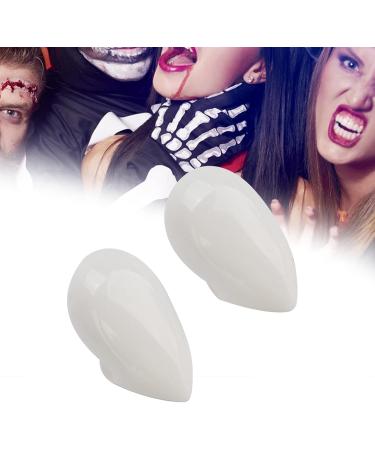Verdant Touch Vampire Fangs - Resin Halloween Teeth | 13mm Cosplay Props & Party Essentials - Buy Online on GoSupps.com