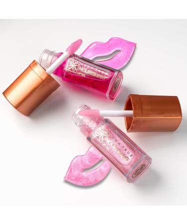 Avon Nourishing Lip Oil with Jojoba, Avocado & Coconut Oils - SPF12, Vitamin E - Shimmering Petal - Buy Online on GoSupps.com
