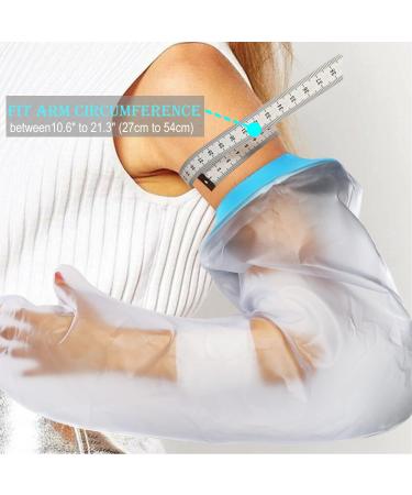 Adult Waterproof Arm Cast Cover - Shower Protector for Broken Hand, Wrist, Finger, Elbow - Watertight Seal for Dry Wounds - Reusable & Comfortable - Buy Online on GoSupps.com