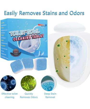 Toilet Cleaner Tablets Toilet Cleaning Tablets Fully automatic cleaning Long lasting clean toilet and keep your Bathroom Fresh Clean - Buy Online on GoSupps.com