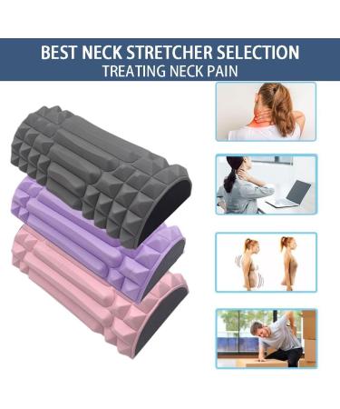 Japagzy Neck Massage Device - Pain Relief Neck Stretcher & Cervical Traction Pillow for Tension Relief | Relax Your Neck & Shoulders - Pink 30.5*11*5.5 - Buy Online on GoSupps.com