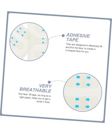 Healeved 400 Pcs Face Lifting Stickers Facial Lifting Tapes Tight Sticker Breathable Tape Adhesive - Buy Online on GoSupps.com
