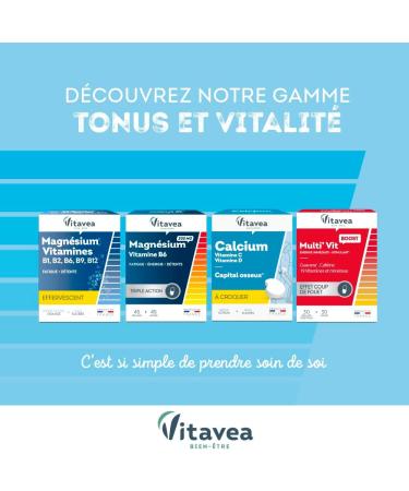 Vitavea - Calcium Croquer - avec Vitamine C et Vitamine D - Compl ment Alimentaire Capital Osseux et M tabolisme nerg tique - Saveur Citron - Sans sucres - 24 Comprim s - Cure de 24 jours 24 unit (Lot de 1) - Buy Online on GoSupps.com