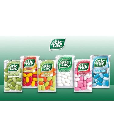 Tic Tac Variety Flavours Mixed Sweets 18g - Random Mixed Tic Tac Sweets (10 x Tic Tac) - Buy Online on GoSupps.com