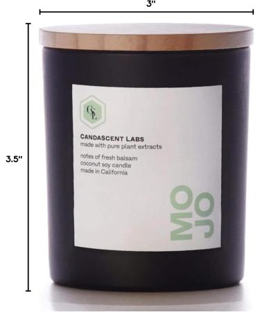 Wellness Candle Organic Forest Bathing | CandaScent Labs | 100% Botanical Black Spruce & Fir Balsam - Luxurious Rejuvenating & Synthetic-Free - Buy Online on GoSupps.com