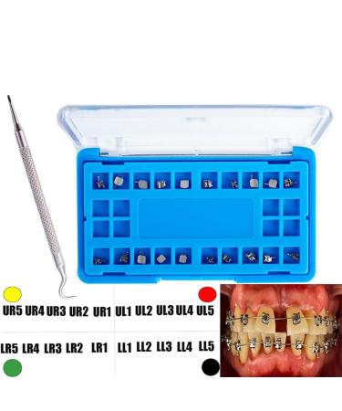 Dental Orthodontic Self-Ligating Metal Brackets - ROTH 022 3 with Hooks | Premium Passive Dental Metal Braces for Global Shipping - Buy Online on GoSupps.com
