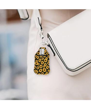 Dreaweet Hand Sanitizer Bottle Holder Keychains for Women Girls - 3 Pcs Travel Size Sleeve Set - Chapstick Holder - Cow Design - Buy Online on GoSupps.com