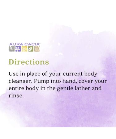 Aura Cacia Lavender Cleansing Oil - Gentle 8 fl oz (237 ml) | Natural Skincare - Buy Online on GoSupps.com