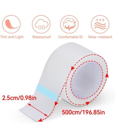 2 Rolls Self-Adhesive Waterproof Cushion Sticker Straps for High-Heeled Shoes - Blister Prevention & Comfort for Men and Women - Buy Online on GoSupps.com