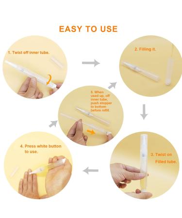 3-Pack Refillable Cuticle Oil Pens - 6ml Jojoba Oil Applicators | Eco-Friendly & Easy to Refill - Buy Online on GoSupps.com