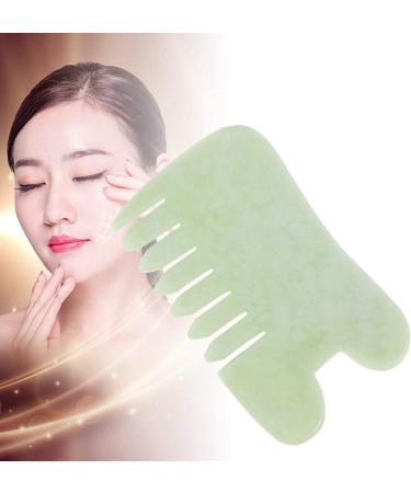 Artibetter Jade Gua Sha Massage Tool - Comb Shape for Spa Acupuncture Therapy & Trigger Point Relief - International Shipping Available - Buy Online on GoSupps.com