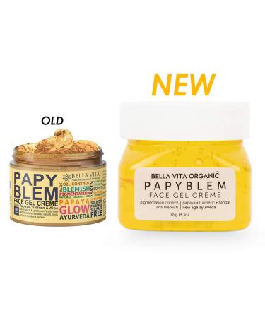 Bella Vita Organic Papaya Face Cream Gel - Glow Pigmentation & Blemish Removal with Saffron | 60g - Buy Online Now - Buy Online on GoSupps.com