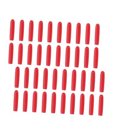 Hapinary 120 pieces of tweezer tip protection tweezer covers silicone cover protective cover top protector Long -lived covers cover for silicone protective covers