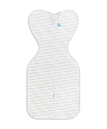 Love To Dream Swaddle UP Ideal Fabric for Moderate Temperatures(20-24 C) Arms Up Position Baby Essentials for Newborn Hip-Healthy Twin Zipper for Easy Nappy changes 6-8.5kg Dreamer Dreamer White Medium (6-8.5kg)