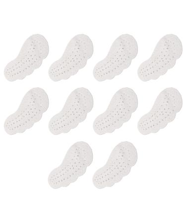 MAGICLULU 5 Pairs Anti Slip Stickers for High Heels Womens High Platform Sandals Heel Pads for High Heels Heel Anti-Skid Half Inserts Metatarsal Insoles Shoe Miss Soft Pigskin Accessories
