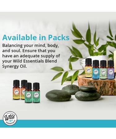 Wild Essentials Focus 100% Pure Essential Oil Synergy Blend - 10ml Therapeutic Grade for Mental Clarity Study & Work - USA Made - Buy Online on GoSupps.com
