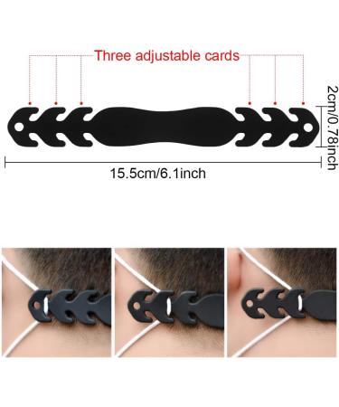 Comfortable PPE Ear Saver Hooks - Adjustable Face Extender Strap for Ear Pain Relief (Sky Blue) | International Shipping Available - Buy Online on GoSupps.com