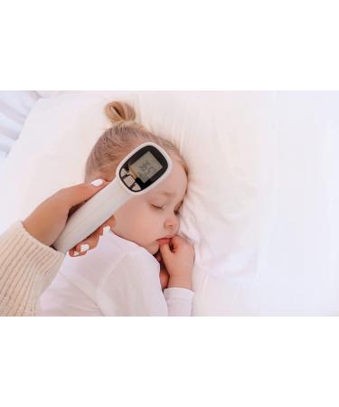 Dreambaby Non-Contact Infrared Digital Forehead Thermometer - 20 Readings Memory, 10 sec Shut-Off - for Infants, Children & Adults - White, Model L342 - Buy Online on GoSupps.com