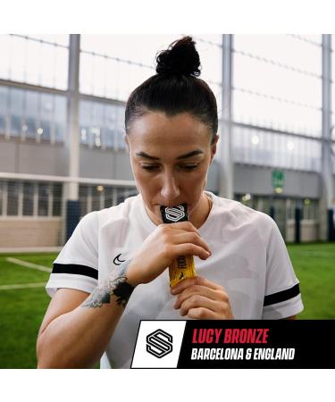Focus90 Cherry Caffeine Energy Gels (12 x 70g) - Soccer Supplement | 200mg Caffeine | Quick Release Pre-Workout Gel | Informed Sport Tested - Buy Online on GoSupps.com