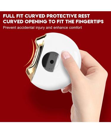 Electric Nail Clipper Integrated Nail File Nail Scissors and Nail Cutters Small Automatic Nail Cutter for Adults Seniors Infants Babies Men Women(White) - Buy Online on GoSupps.com