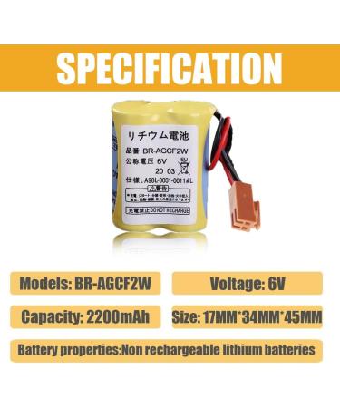 Buy 35 Pack 6V 2200mAh BR-AGCF2W Battery Replacement for A98L-0031-0011 - International Shipping Available - Buy Online on GoSupps.com