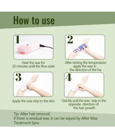Roll On Wax Kit for Hair Removal | Waxing Roller Warmer for Sensitive Skin | Soft Wax Heater for Women and Men (Pink) - Buy Online on GoSupps.com