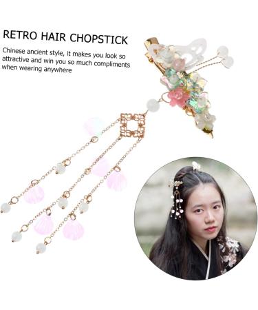 2 Pairs Butterfly Hair Clip Hair Barrettes for Girls Pearl Hair Pin Vintage Hair Clips Hair Barrettes for Women Tassel Hair Clips Headpiece for Women Alloy Hair Stick Metal Miss - Buy Online on GoSupps.com