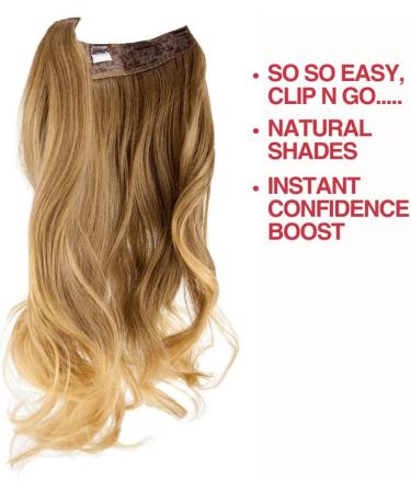 Stranded International 20 inch Fibre One Piece Curly Clip in Hair Extensions 1B Queen of the night - Buy Online on GoSupps.com