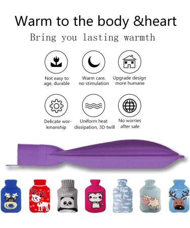 Drizzle Pink Hot Water Bottle Hot Water Bag Cover Opaque Premium Classic Rubber Bottle Great for Pain Relief Cloud - Buy Online on GoSupps.com