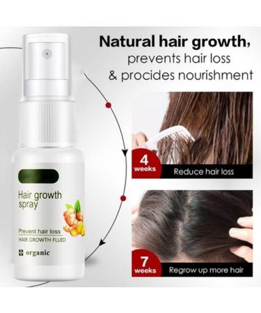 Hair Growth Serum Spray Hair Growth Accelerator Wild Growth Hair Ginger Oil for Hair Loss Treatments 20ML hair growth products - Buy Online on GoSupps.com