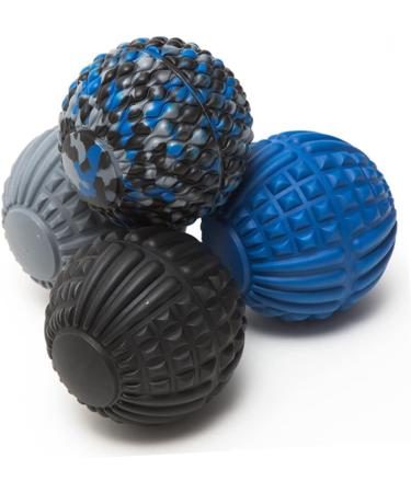 Buy Tovinanna Spiky Massage Ball - Plantar Fasciitis Relief & Trigger Point Muscle Roller | Yoga & Fitness Massage Tool (Black) - Buy Online on GoSupps.com