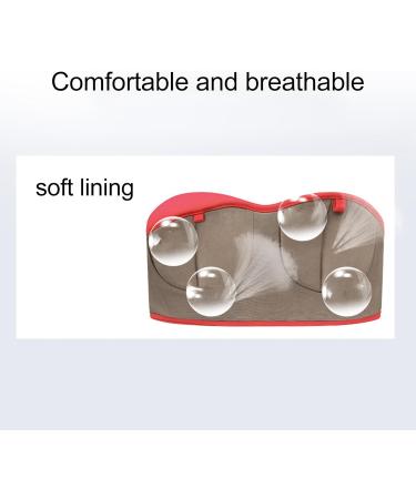 HOHXFYP USB Breast Massager Cotton Electric Vibration Breast Enlargement Bra Wearable Bust Lift Enhancer Machine Shoulder Strap Included Red - Buy Online on GoSupps.com