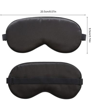 Silk Sleep Mask Set for Women Men Children - 4 Pack Adjustable Eye Masks for Sleeping - Blackout Blindfold for Travel, Nap - Soft and Comfortable - Buy Online on GoSupps.com