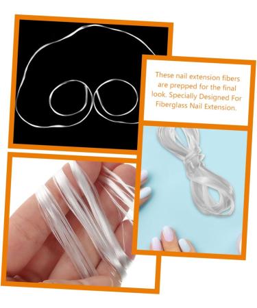 Beaupretty Nail Art Tools 3 nail art tool nail tool para u as Nail Art Accessories DIY nail extension Multi-functional Nail Fiber fake silk nails tips manicure white plastic fiber extend - Buy Online on GoSupps.com